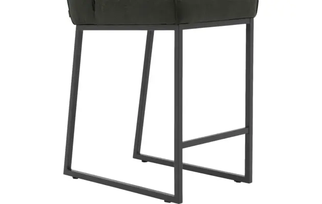 Goossens excellent barstoel tom groen leer - 8215134-05