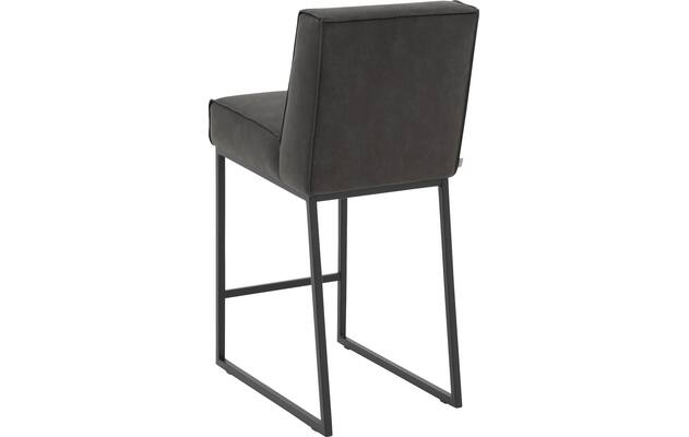 Goossens excellent barstoel tom grijs micro leer - 8215136-02