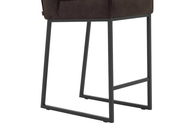 Goossens excellent barstoel tom bruin micro leer - 8215137-05