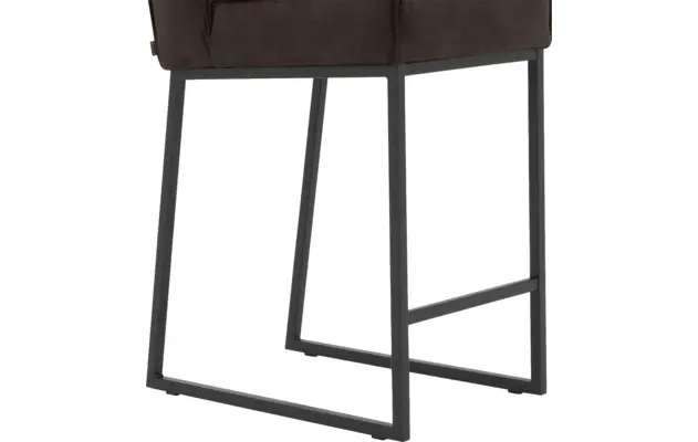 Goossens excellent barstoel tom bruin micro leer - 8215137-05