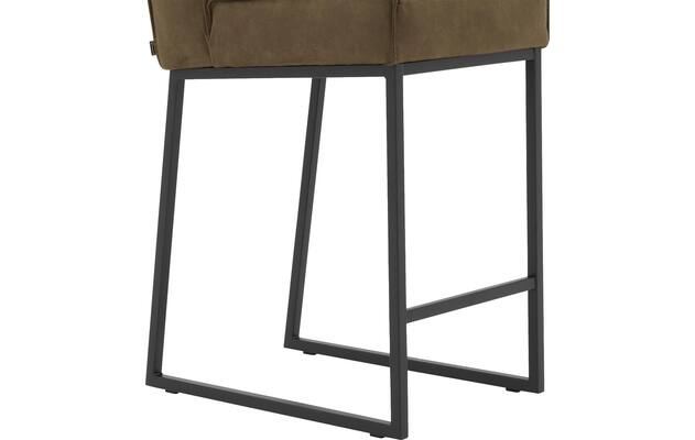 Goossens excellent barstoel tom groen micro leer - 8215138-05
