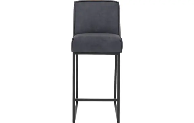 Goossens excellent barstoel tom blauw micro leer - 8215139-03