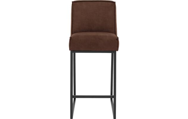 Goossens excellent barstoel tom bruin micro leer - 8215140-03