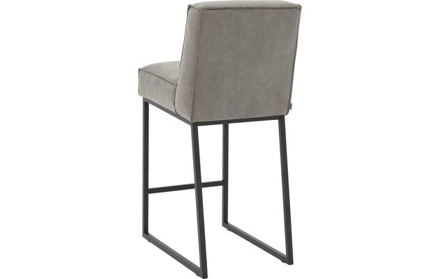 Goossens excellent barstoel tom grijs micro leer - 8215142-02