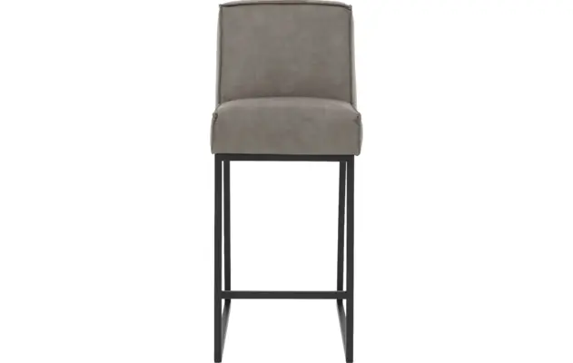 Goossens excellent barstoel tom grijs micro leer - 8215142-03