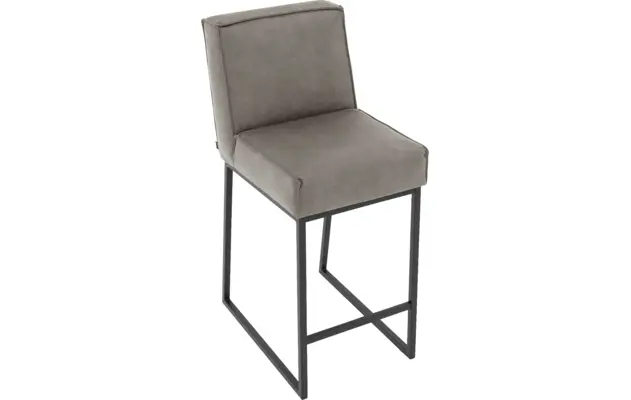 Goossens excellent barstoel tom grijs micro leer - 8215142-04