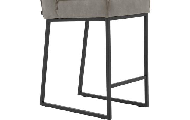 Goossens excellent barstoel tom grijs micro leer - 8215142-05