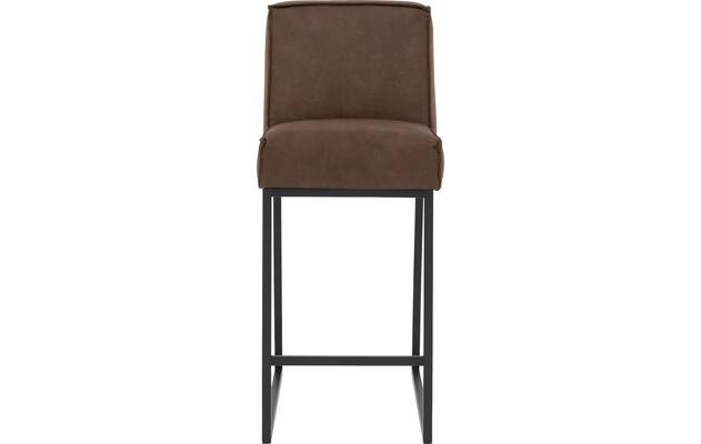 Goossens excellent barstoel tom bruin micro leer - 8215143-03