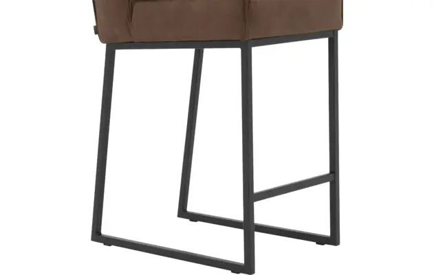 Goossens excellent barstoel tom bruin micro leer - 8215143-05