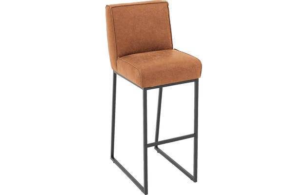 Goossens excellent barstoel tom bruin leer - 8215144-04