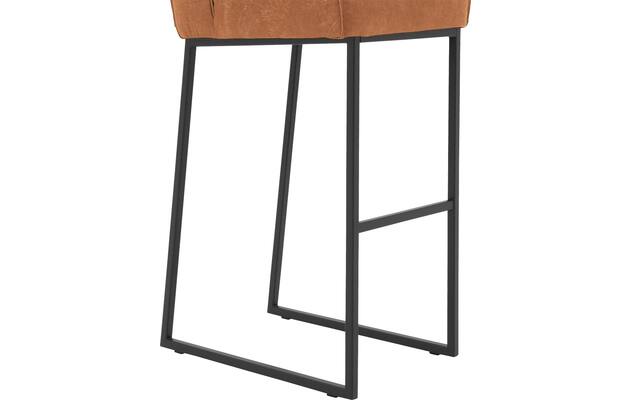 Goossens excellent barstoel tom bruin leer - 8215144-05