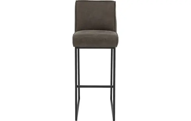 Goossens excellent barstoel tom grijs leer - 8215145-03