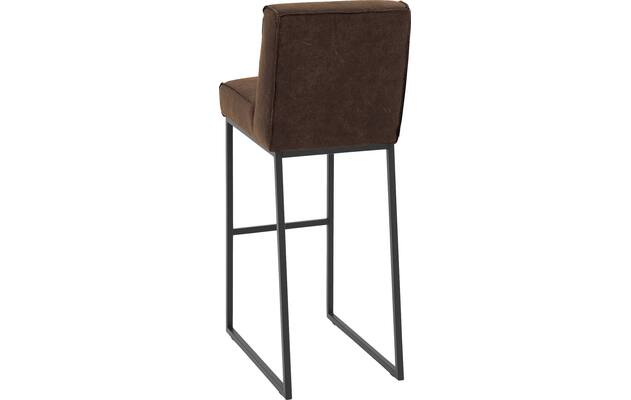Goossens excellent barstoel tom bruin leer - 8215146-02
