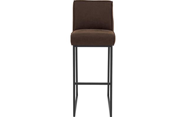 Goossens excellent barstoel tom bruin leer - 8215146-03