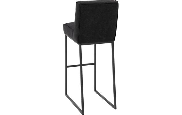 Goossens excellent barstoel tom zwart leer - 8215147-02