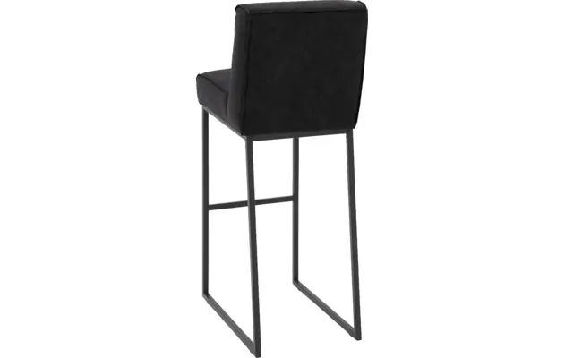 Goossens excellent barstoel tom zwart leer - 8215147-02