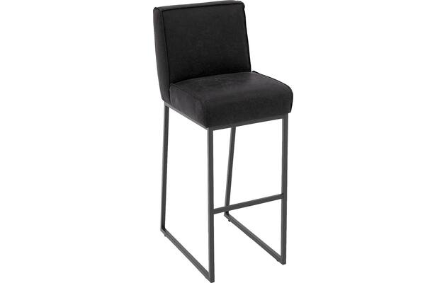 Goossens excellent barstoel tom zwart leer - 8215147-04