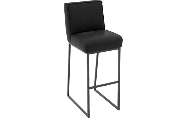 Goossens excellent barstoel tom zwart leer - 8215147-04
