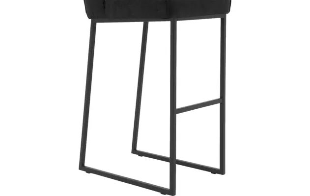 Goossens excellent barstoel tom zwart leer - 8215147-05
