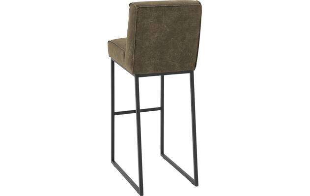 Goossens excellent barstoel tom groen leer - 8215148-02