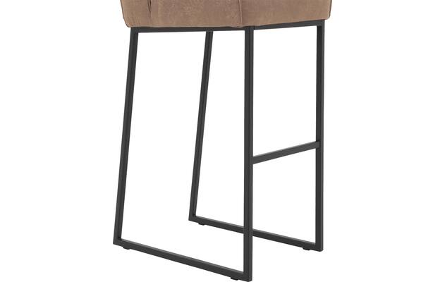 Goossens excellent barstoel tom bruin leer - 8215149-05