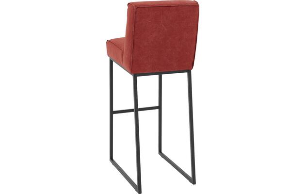 Goossens excellent barstoel tom rood leer - 8215150-02