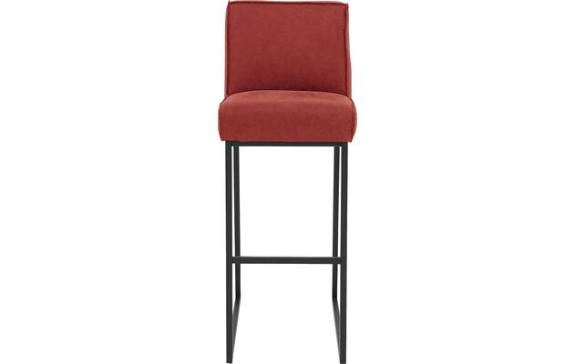 Goossens excellent barstoel tom rood leer - 8215150-03