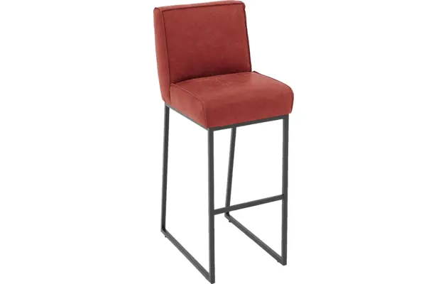 Goossens excellent barstoel tom rood leer - 8215150-04