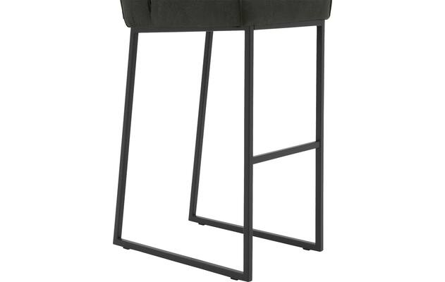 Goossens excellent barstoel tom groen leer - 8215152-05
