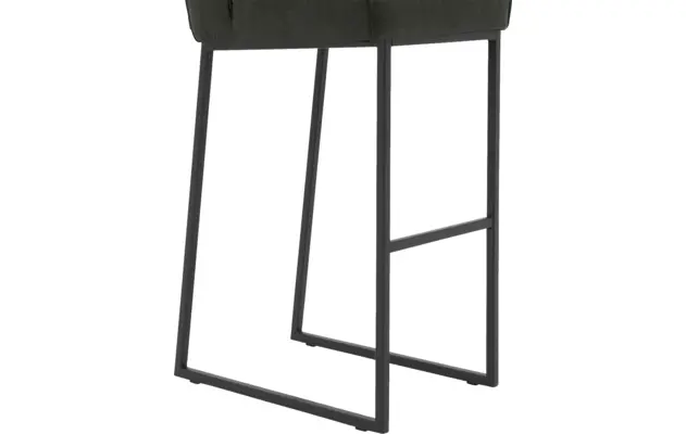Goossens excellent barstoel tom groen leer - 8215152-05