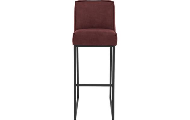 Goossens excellent barstoel tom rood micro leer - 8215154-03