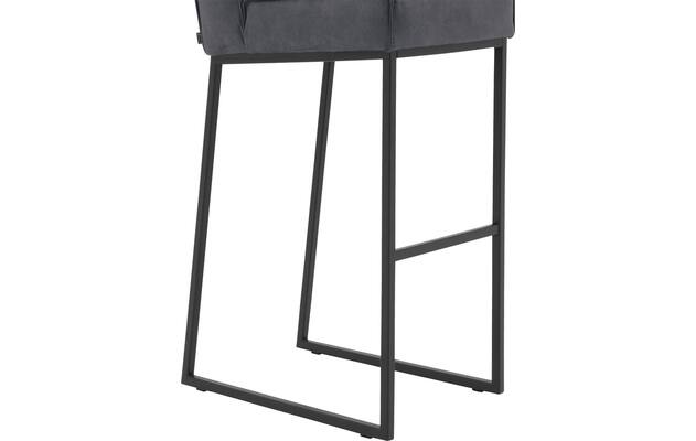Goossens excellent barstoel tom blauw micro leer - 8215155-04
