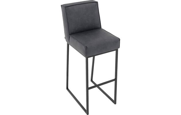 Goossens excellent barstoel tom blauw micro leer - 8215155-05