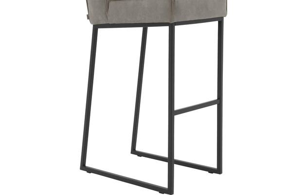 Goossens excellent barstoel tom grijs micro leer - 8215157-04