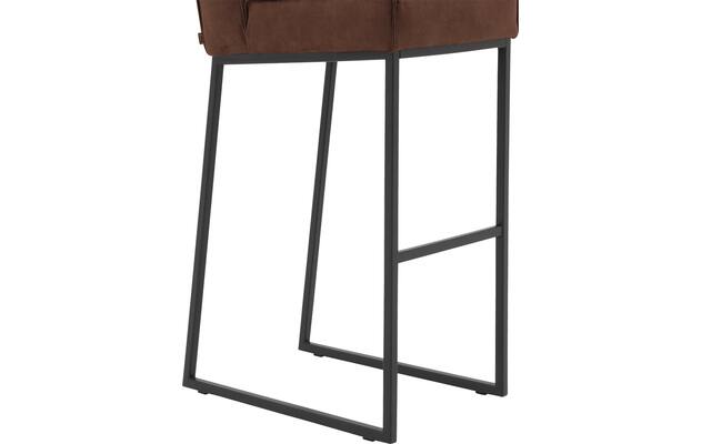 Goossens excellent barstoel tom bruin micro leer - 8215158-04