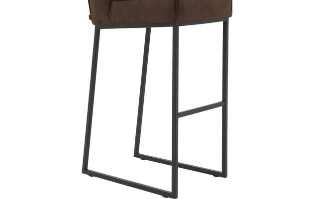 Goossens excellent barstoel tom bruin micro leer - 8215159-04