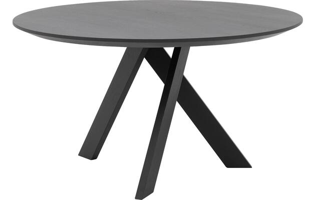 Goossens eettafel het gesprek zwart eiken - 8215343-02