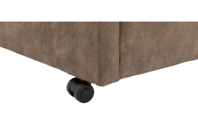 Goossens eetkamerstoel leen bruin microvezel - 8215359-05