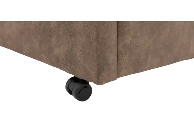 Goossens eetkamerstoel leen bruin microvezel - 8215359-05