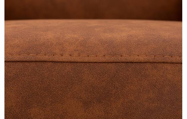 Goossens eetkamerstoel leen bruin microvezel - 8215361-08