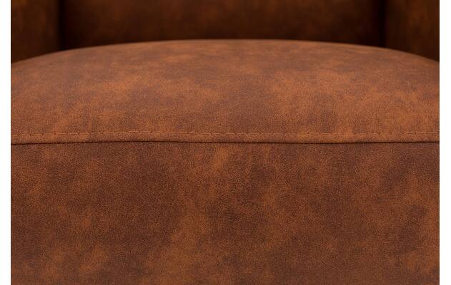 Goossens eetkamerstoel leen bruin microvezel - 8215365-07