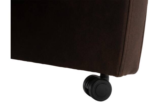 Goossens eetkamerstoel leen bruin microvezel - 8215366-06