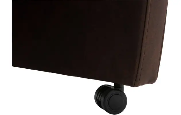 Goossens eetkamerstoel leen bruin microvezel - 8215366-06