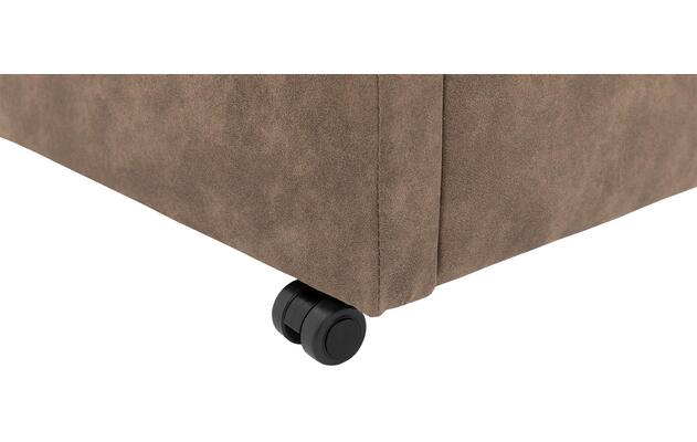 Goossens eetkamerstoel leen bruin microvezel - 8215367-05