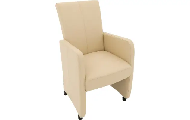 Goossens excellent eetkamerstoel riva beige leer - 8215372-06