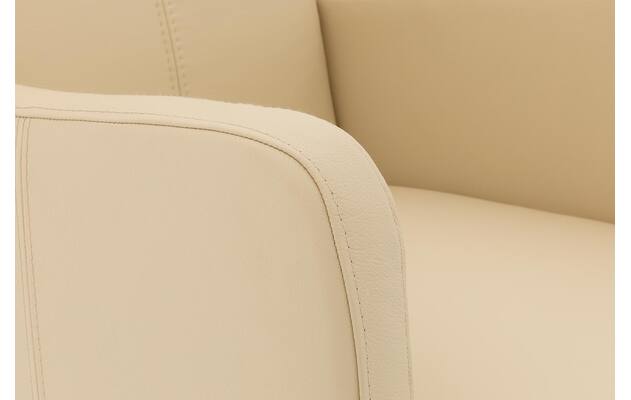 Goossens excellent eetkamerstoel riva beige leer - 8215372-07