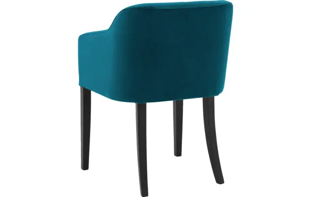 Goossens eetkamerstoel peda blauw stof - 8215380-02