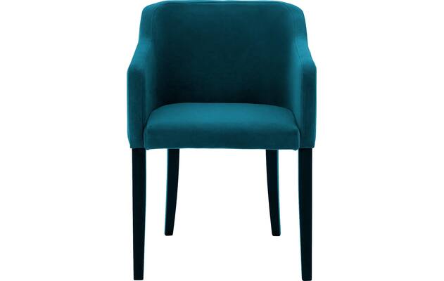 Goossens eetkamerstoel peda blauw stof - 8215380-03