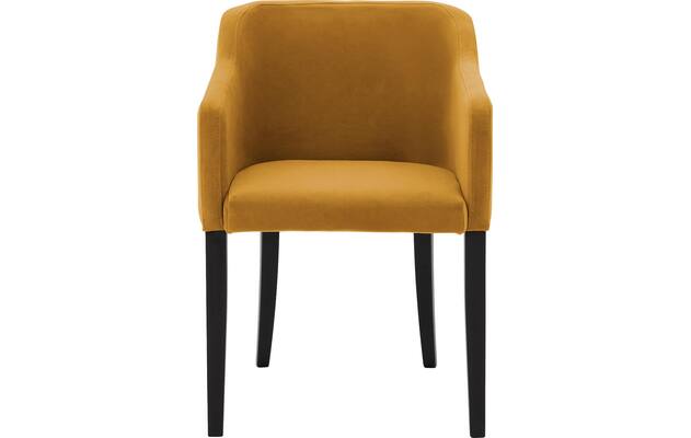 Goossens eetkamerstoel peda geel stof - 8215381-03