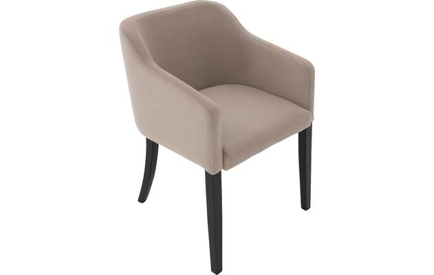 Goossens eetkamerstoel peda grijs stof - 8215382-04